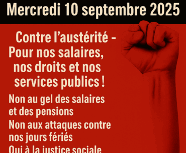 Grève et manifestation du 10 septembre 2025